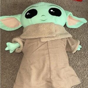 Large baby yoda plush